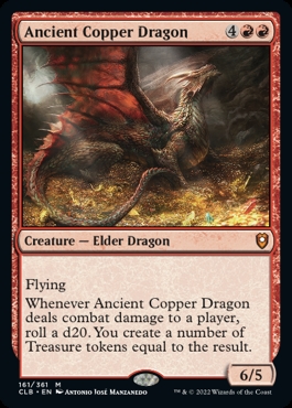 Ancient Copper Dragon Commander Legends- Battle for Baldur's Gate